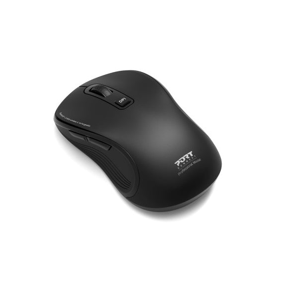 Port Connect Essential Wireless Rechargeable Mouse (910010) — rear view