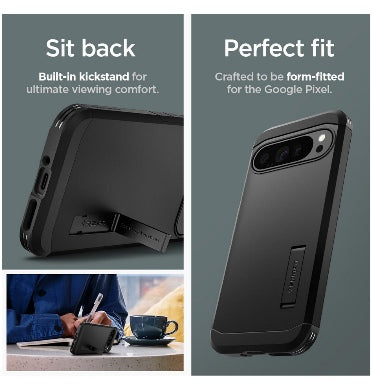 Spigen Google Pixel 9 Pro Xl Premium Tough Armor Case Black product image 6