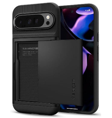 Spigen Google Pixel 9 Pro Xl Premium Slim Armor Card Case Black product image 1