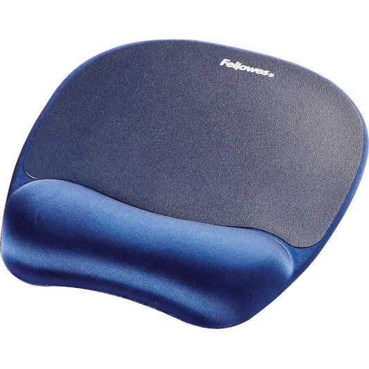 Fellowes Memory Foam Mousepad Wrist Support – Sapphire (9172801) image 1