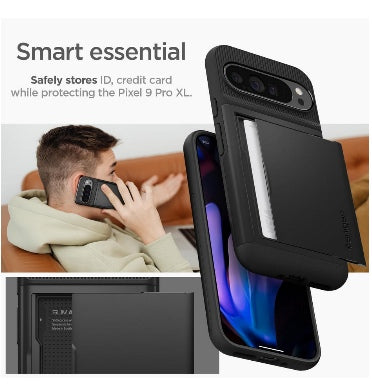 Spigen Google Pixel 9 Pro Xl Premium Slim Armor Card Case Black product image 3