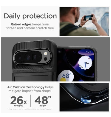 Spigen Google Pixel 9 Pro Xl Premium Slim Armor Card Case Black product image 4