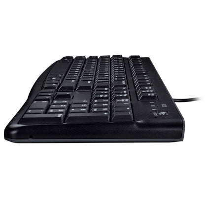 Logitech K120 Corded Keyboard (920-002508) — in use