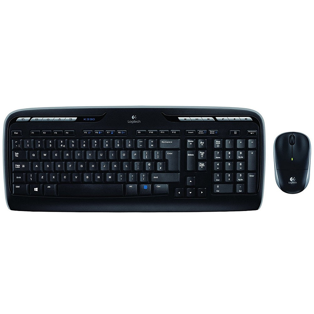 Logitech MK330 Wireless Desktop Keyboard and Mouse Combo (920-003989) image 1