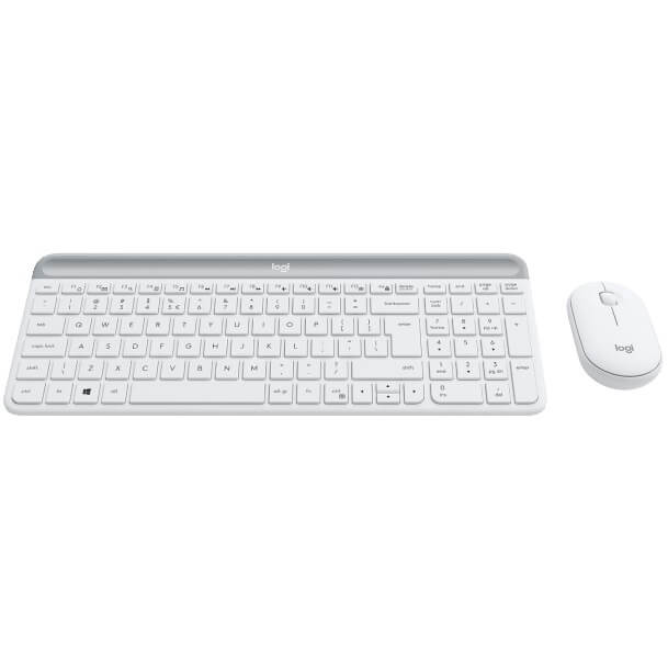 Logitech MK470 Slim Wireless Keyboard and Mouse Combo – Off White image 3