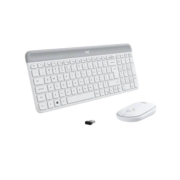 Logitech MK470 Slim Wireless Keyboard and Mouse Combo – Off White image 4