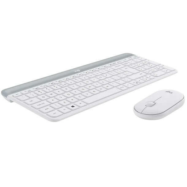 Logitech MK470 Slim Wireless Keyboard and Mouse Combo – Off White image 5