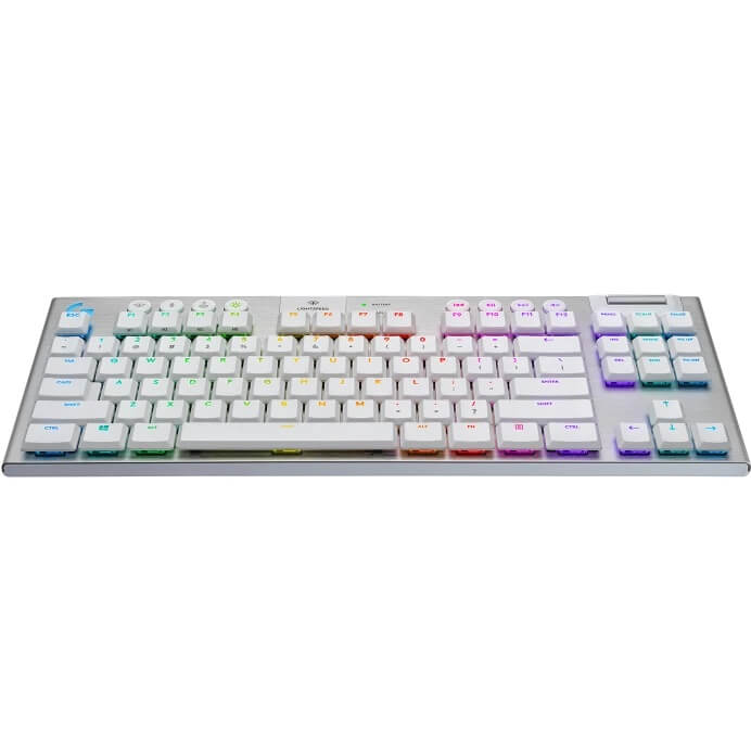 Logitech G915 TKL LightSpeed Wireless RGB Mechanical Gaming Keyboard – White image 3