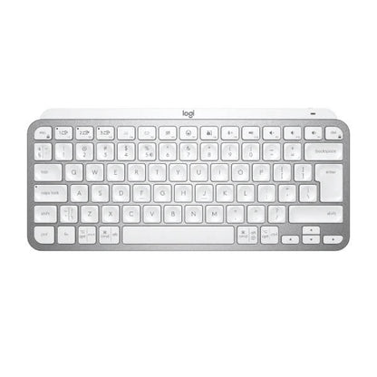Logitech MX KEYS Mini Wireless Illuminated Keyboard – Pale Grey
