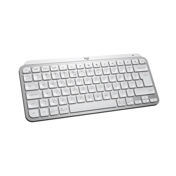 Logitech MX KEYS Mini Wireless Illuminated Keyboard – Pale Grey image 2