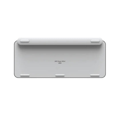 Logitech MX KEYS Mini Wireless Illuminated Keyboard – Pale Grey — side view