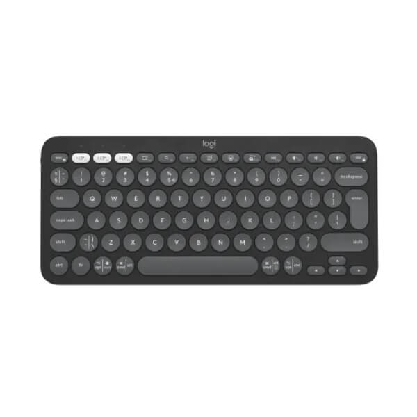 Logitech Pebble Keys 2 K380s Bluetooth Keyboard – Tonal Graphite