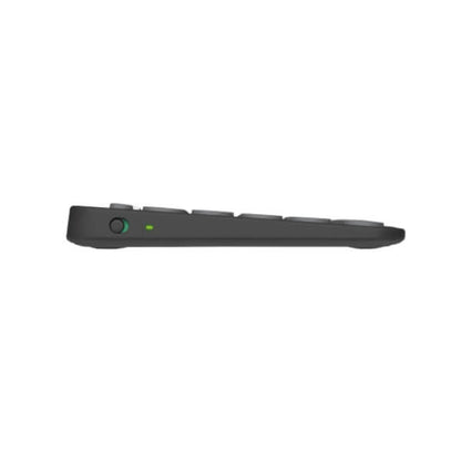 Logitech Pebble Keys 2 K380s Bluetooth Keyboard – Tonal Graphite — rear view