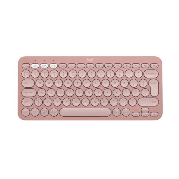 Logitech Pebble Keys 2 K380s Bluetooth Keyboard – Tonal Rose