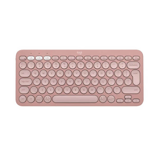 Logitech Pebble Keys 2 K380s Bluetooth Keyboard – Tonal Rose image 1