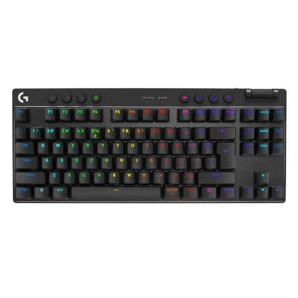 Logitech G PRO X TKL LightSpeed Wireless Gaming Keyboard – Black image 1