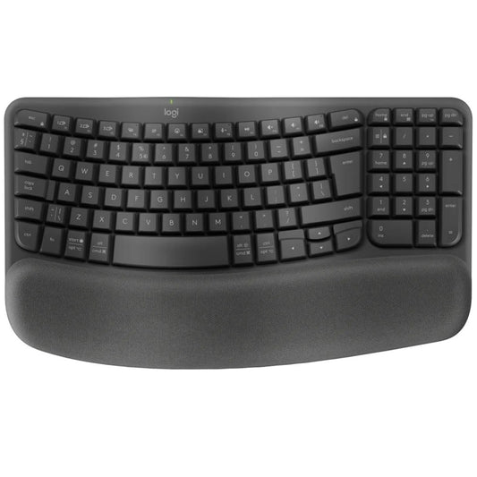 Logitech WAVE KEYS Wireless Ergonomic Keyboard (920-012334) image 1
