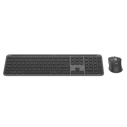 Logitech Signature Slim MK950 Wireless Keyboard and Mouse Combo (920-012500) — side view