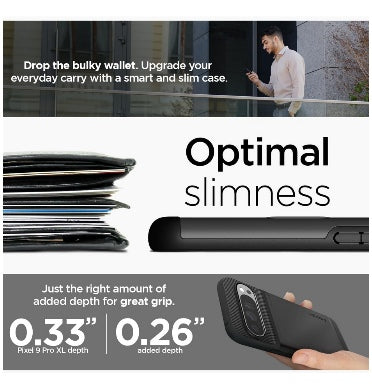 Spigen Google Pixel 9 Pro Xl Premium Slim Armor Card Case Black product image 5