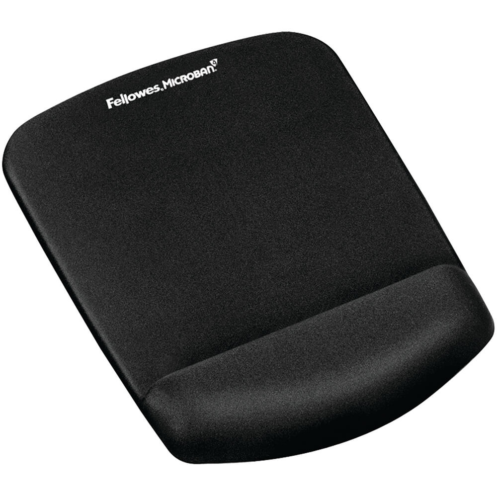 Fellowes Plushtouch Mousepad Wrist Support – Black (9252003)