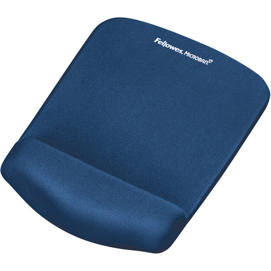 Fellowes Plushtouch Mousepad Wrist Support – Blue (9287302) image 1