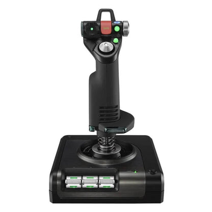 Logitech X52 Professional H.O.T.A.S. Throttle and Stick Flight Simulation Controller (945-000003) — front view