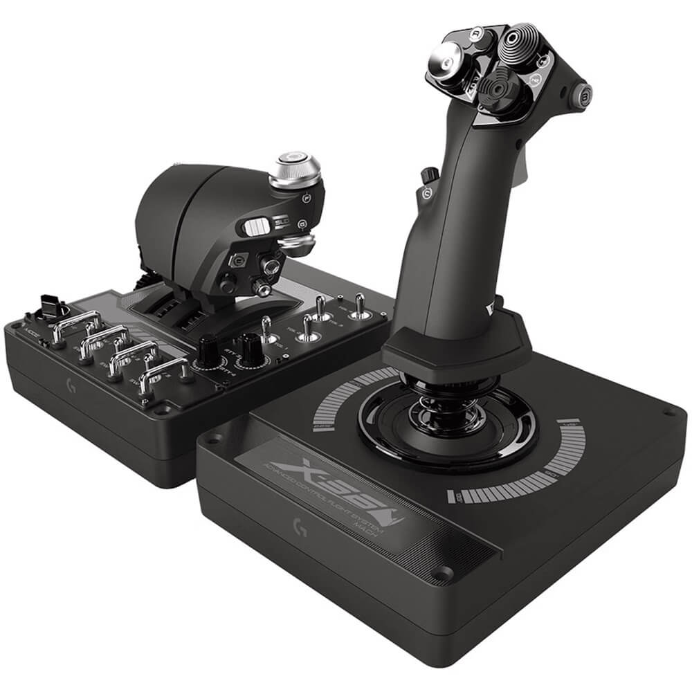Logitech X56 H.O.T.A.S. RGB Throttle and Stick Simulation Controller (945-000059) image 1