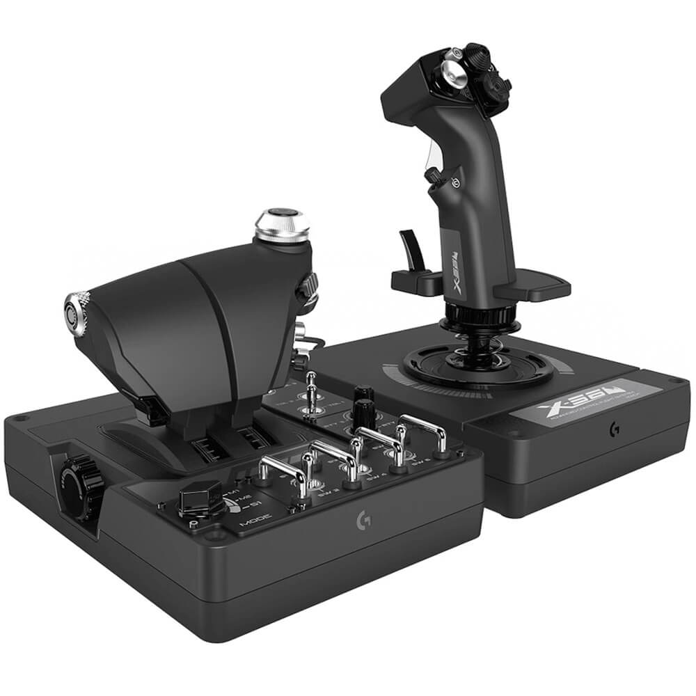 Logitech X56 H.O.T.A.S. RGB Throttle and Stick Simulation Controller (945-000059) image 2