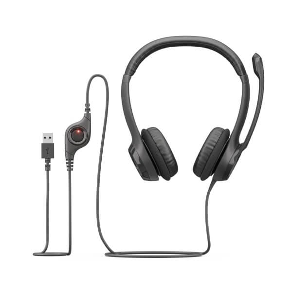 Logitech H390 Stereo USB Headset – Black (981-000485) image 4