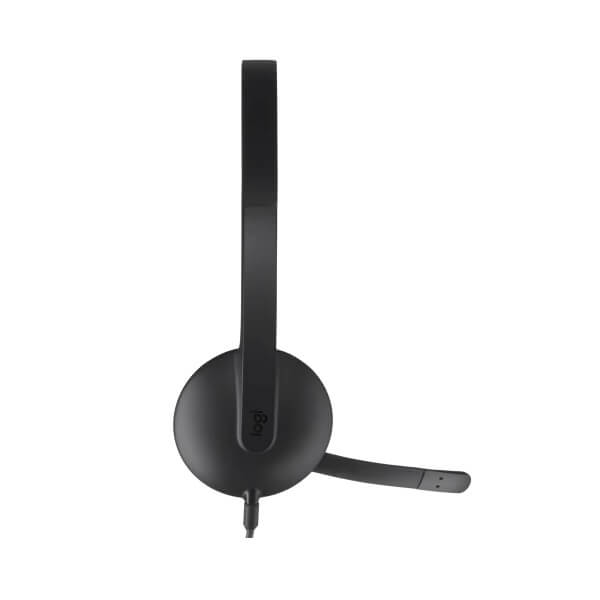Logitech H340 Stereo USB Headset (981-000509) — rear view
