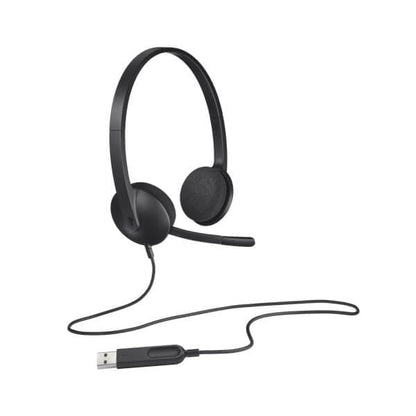 Logitech H340 Stereo USB Headset (981-000509) — detail view
