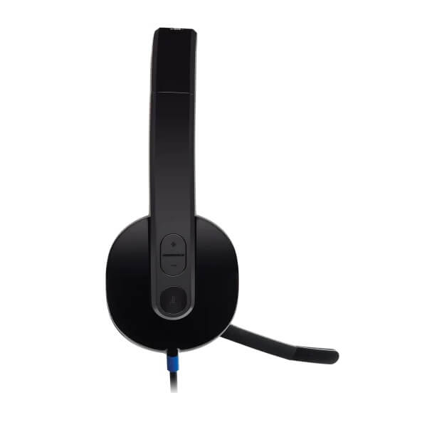 Logitech H540 Stereo USB Headset (981-000480) — side view