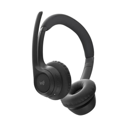 Logitech Zone 300 Wireless Headset – Midnight Black (981-001407) — rear view