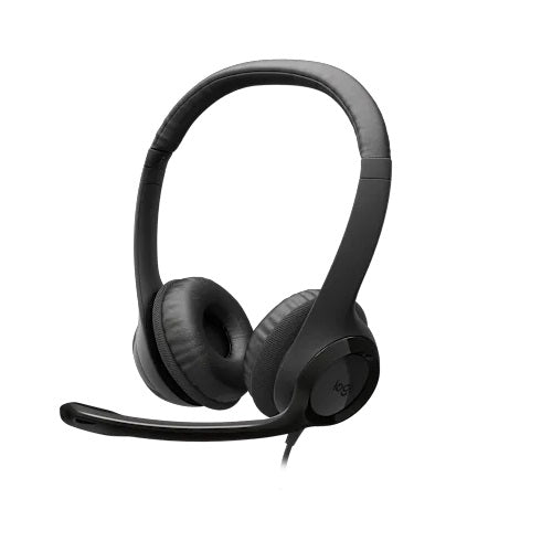 Logitech H390 USB-C Computer Headset – Black (981-001576)