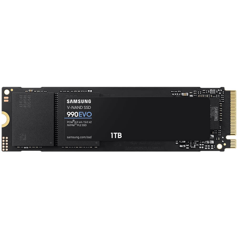 Samsung 990 EVO 1TB PCIe 4.0 NVMe M.2 Solid State Drive (MZ-V9E1T0BW) image 1