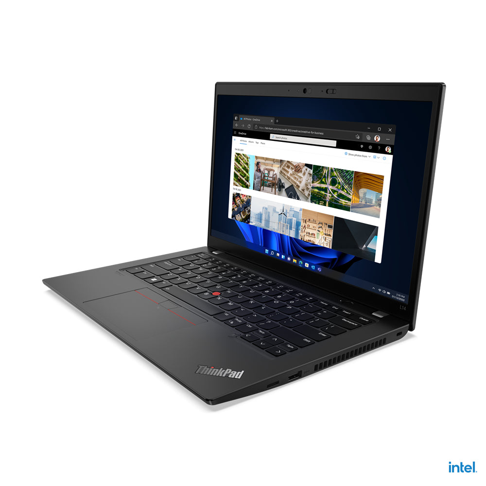 Lenovo ThinkPad L14 Gen 3 Notebook PC – Core i5-1235U / 14.0″ FHD / 8GB RAM / 512GB SSD / Win 11 Pro (21C1007UZA) — rear view