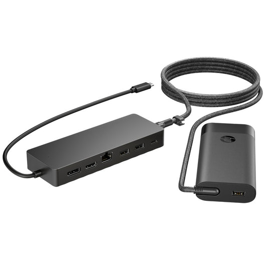 HP Universal USB-C Hub and Laptop Charger Combo (9H0H9AA) image 1
