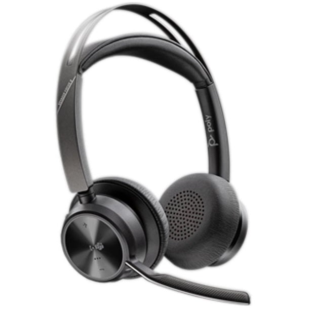 Poly Voyager Focus 2 Microsoft Teams Certified USB-C Headset (9T9J6AA) — side view