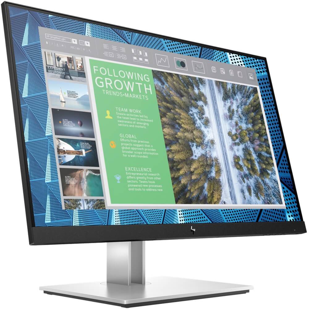 HP E24q G4 23.8″ QHD Monitor (9VG12AA) — front view