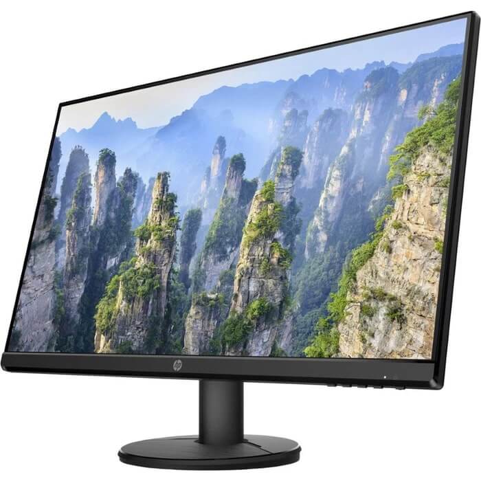 HP V27i 27″ Full HD Monitor (9SV94AA) — side view