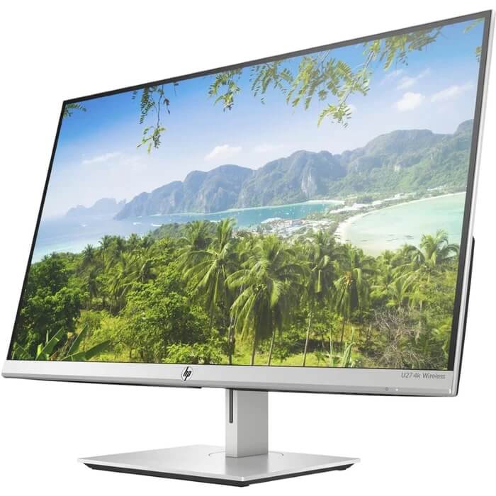 HP U27 27″ 4K UHD Wireless Monitor (9TQ13AS) — side view