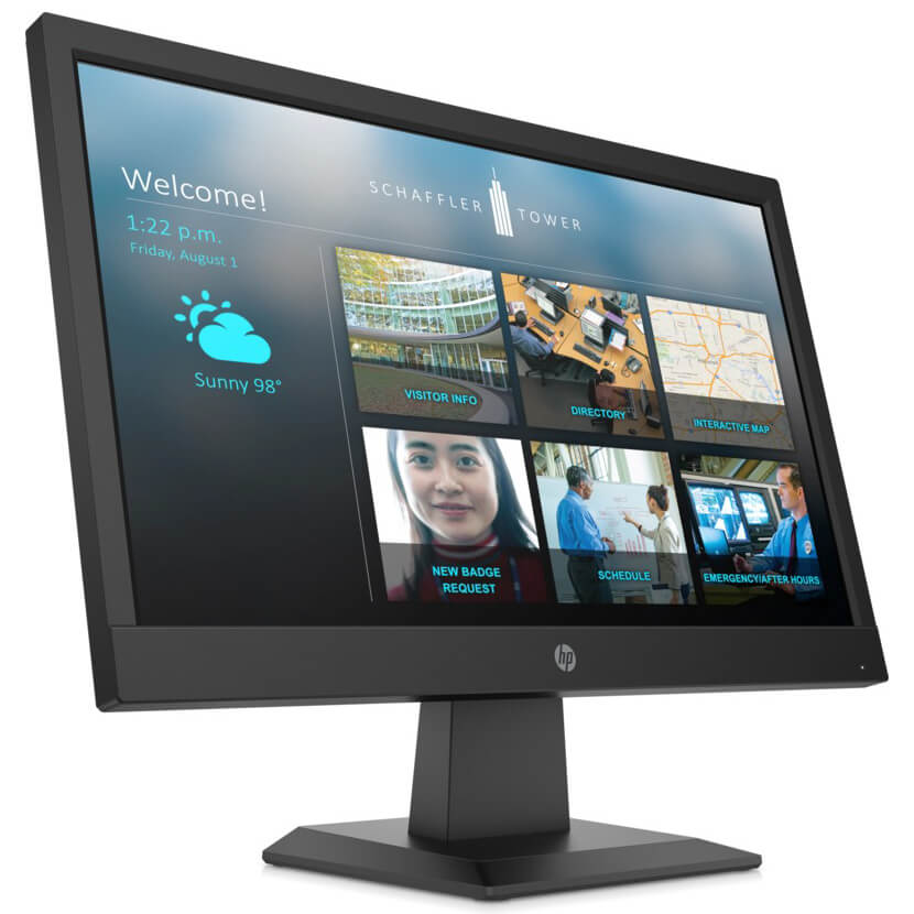HP P19b G4 18.5-inch Full IPS LED Monitor (9TY83AS) — front view