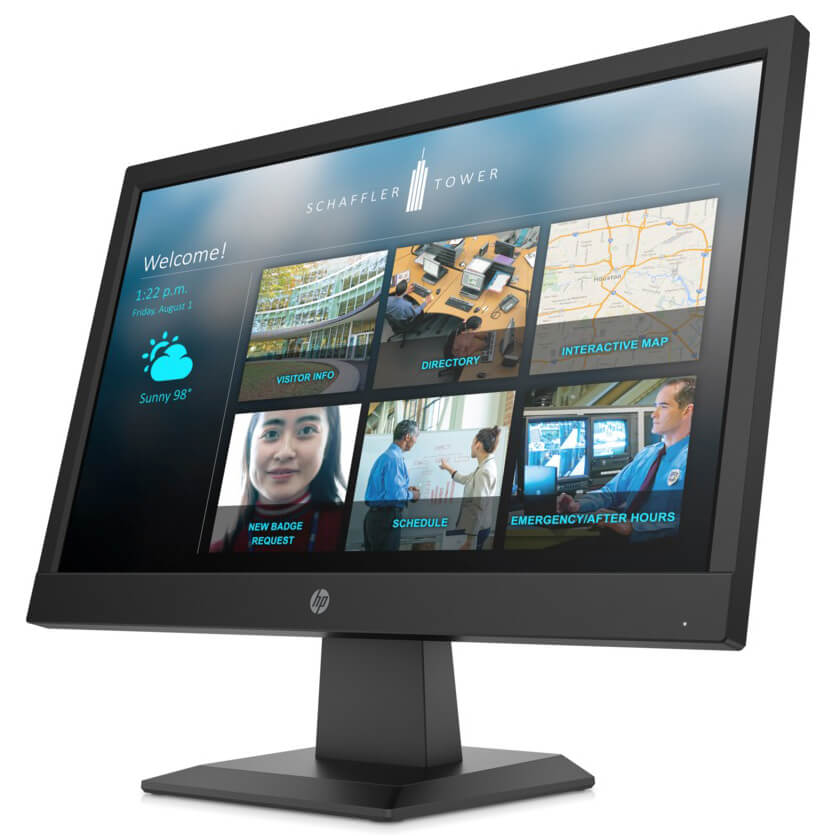 HP P19b G4 18.5-inch Full IPS LED Monitor (9TY83AS) — side view