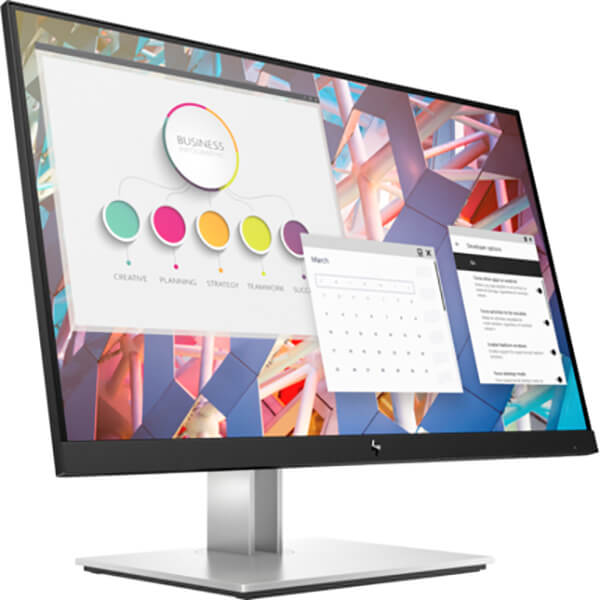 HP E24 G4 23.8″ FHD Monitor (9VF99AS) — front view