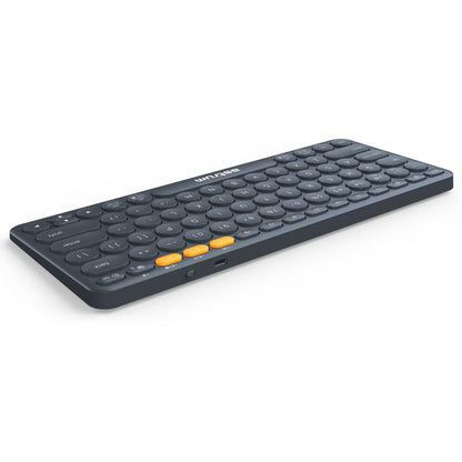 Astrum KT200 Dual Mode Mini Wireless Keyboard – Black (A51020-B) — front view