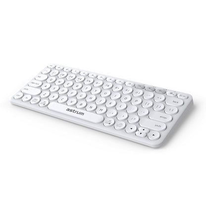 Astrum KT200 Dual Mode Mini Wireless Keyboard – White (A51020-Q)