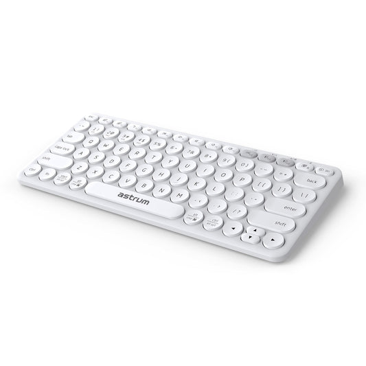 Astrum KT200 Dual Mode Mini Wireless Keyboard – White (A51020-Q) image 1