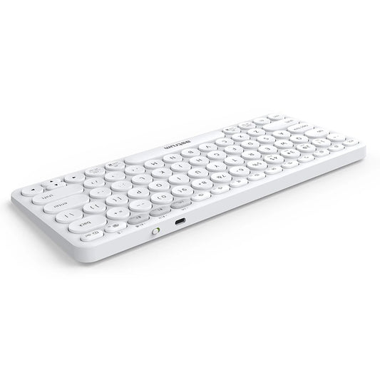 Astrum KT200 Dual Mode Mini Wireless Keyboard – White (A51020-Q) image 2