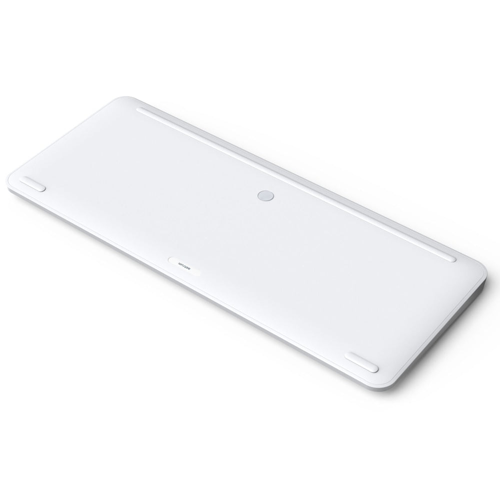 Astrum KT200 Dual Mode Mini Wireless Keyboard – White (A51020-Q) — rear view