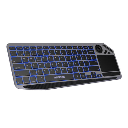 Astrum KT210 Multi Mode Wireless Keyboard with Touchpad (A51021-B) — front view
